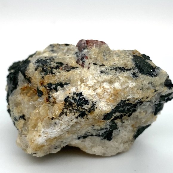 Red Zircon Crystal on Matrix 47.83g - Picture 9 of 10